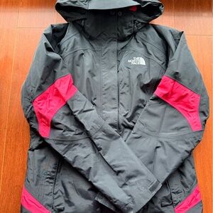 The North Face Black & Pink Ski Jacket